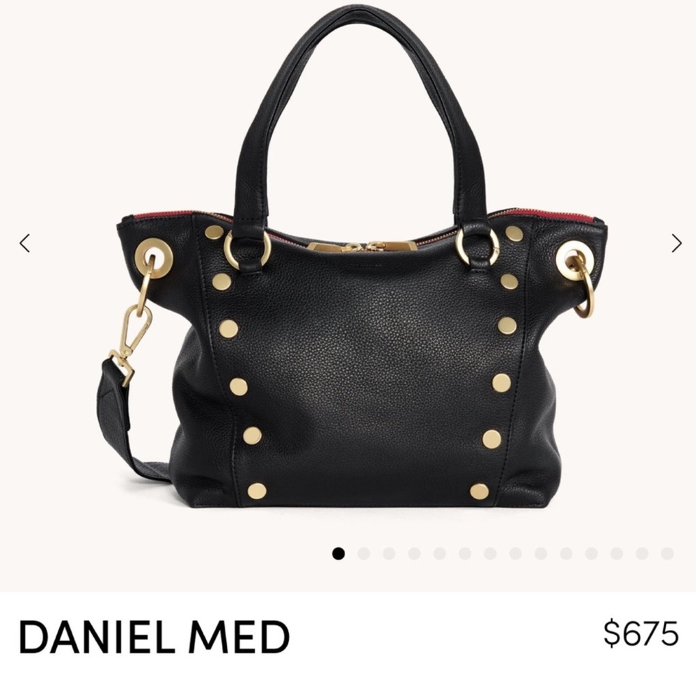 Hammitt Black and Gold Satchel